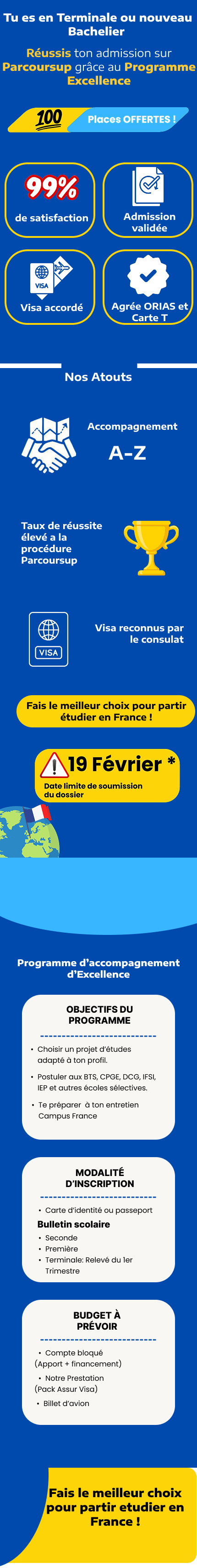 Présentation Parcoursup pour mobile
